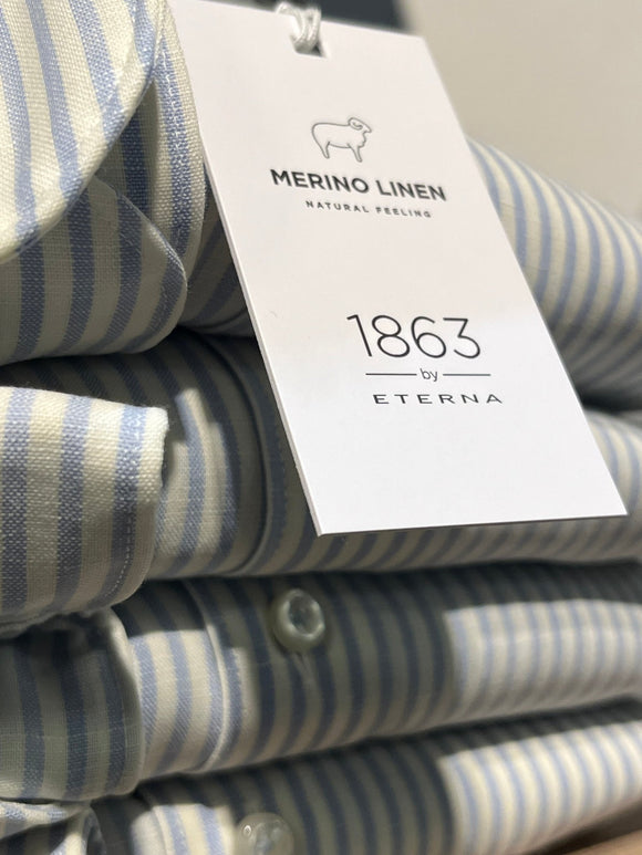 1863 modernfit skjorte i uld/hør - Connoisseur - cph.dk