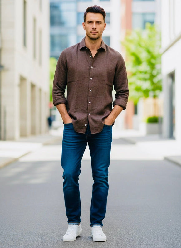 Seidensticker hørskjorte - Connoisseur - cph.dk