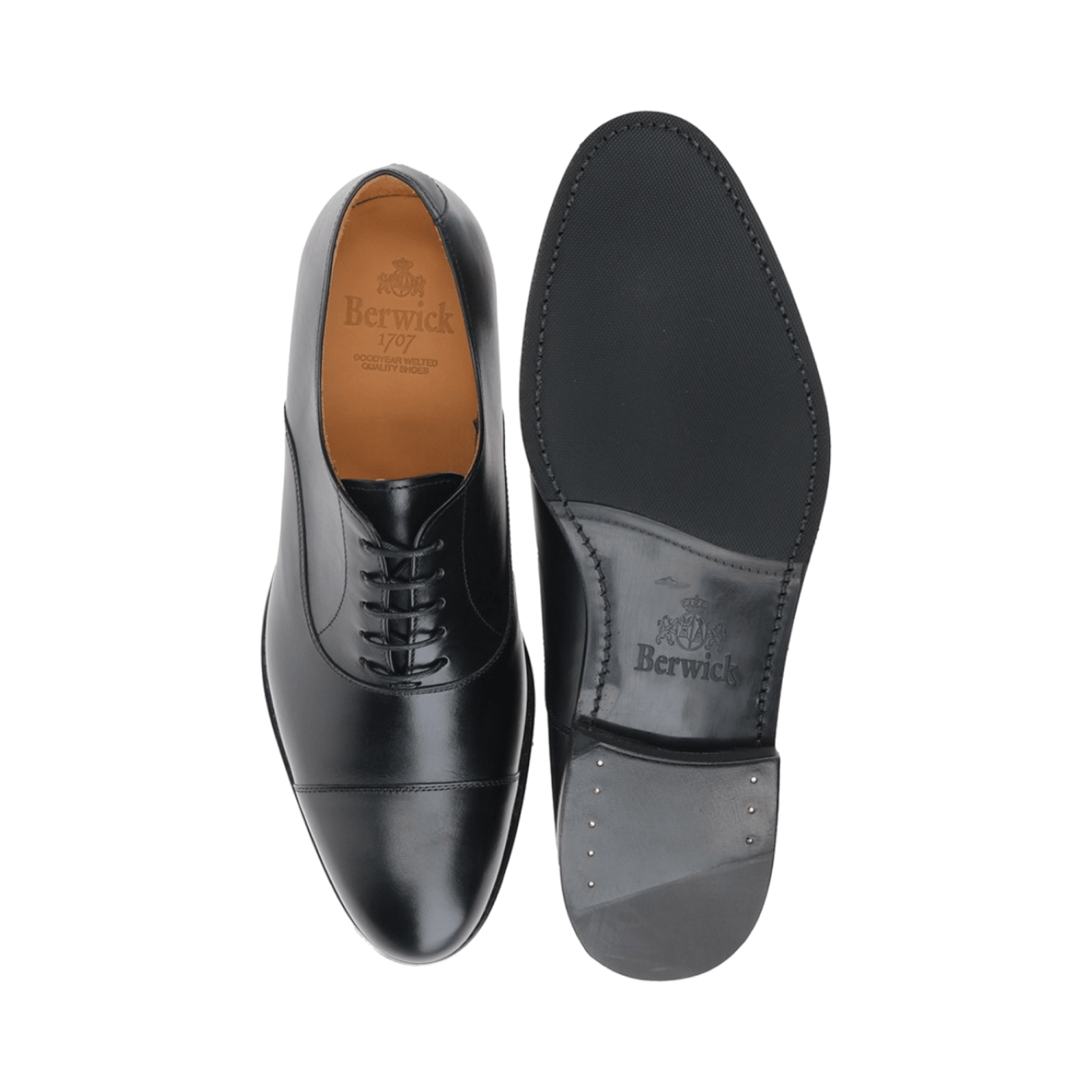 Berwick Oxford sko, Sort - Connoisseur - cph.dk